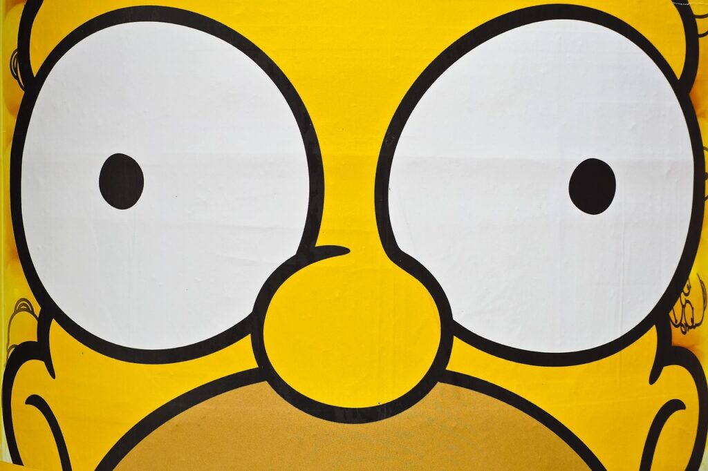 advertising, poster, billboard advertising, multicoloured, product promotion, advertising pillar, advertising space, cartoon character, homer simson, eyes, yellow, poster advertising, show, announcement, public, city, figure, art, modern art, cartoon, cult, urban, creative, design, creativity, graphic, graphically, coloured, layout, homer simson, homer simson, announcement, modern art, cartoon, cartoon, cartoon, cartoon, cartoon